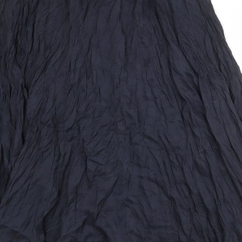 Marks and Spencer Womens Blue Silk Peasant Skirt Size 18