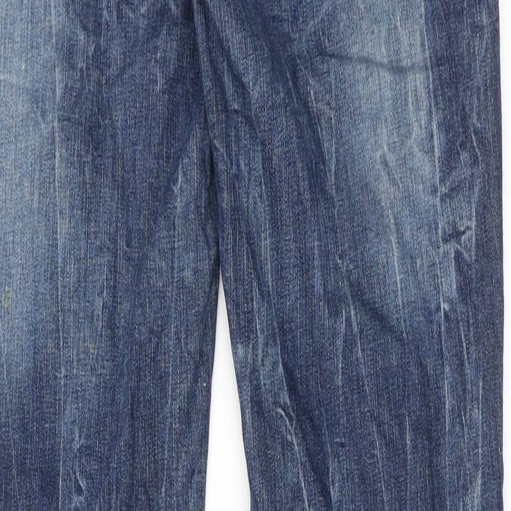 Falmer Heritage Womens Blue Cotton Skinny Jeans Size 10 Regular Zip