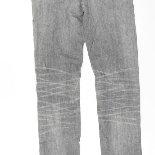 Denim & Supply Womens Grey Cotton Skinny Jeans Size 26 in L32 in Regular Zip