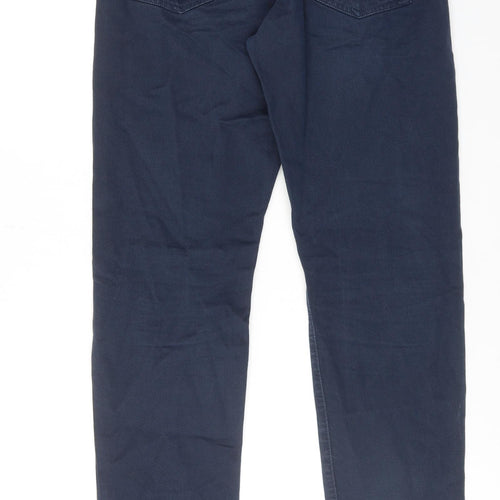 Paul Smith Mens Blue Cotton Skinny Jeans Size 32 in Regular Zip