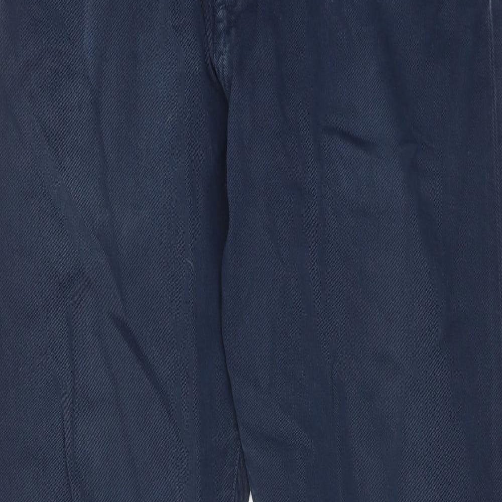 Paul Smith Mens Blue Cotton Skinny Jeans Size 32 in Regular Zip