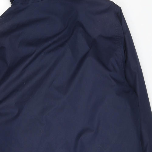 Cragho Mens Blue Windbreaker Jacket Size M Zip