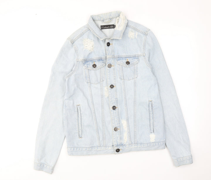 Condemned Nation Womens Blue Jacket Size S Button