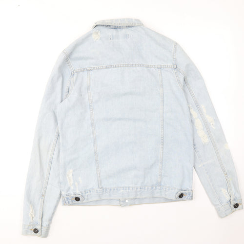 Condemned Nation Womens Blue Jacket Size S Button