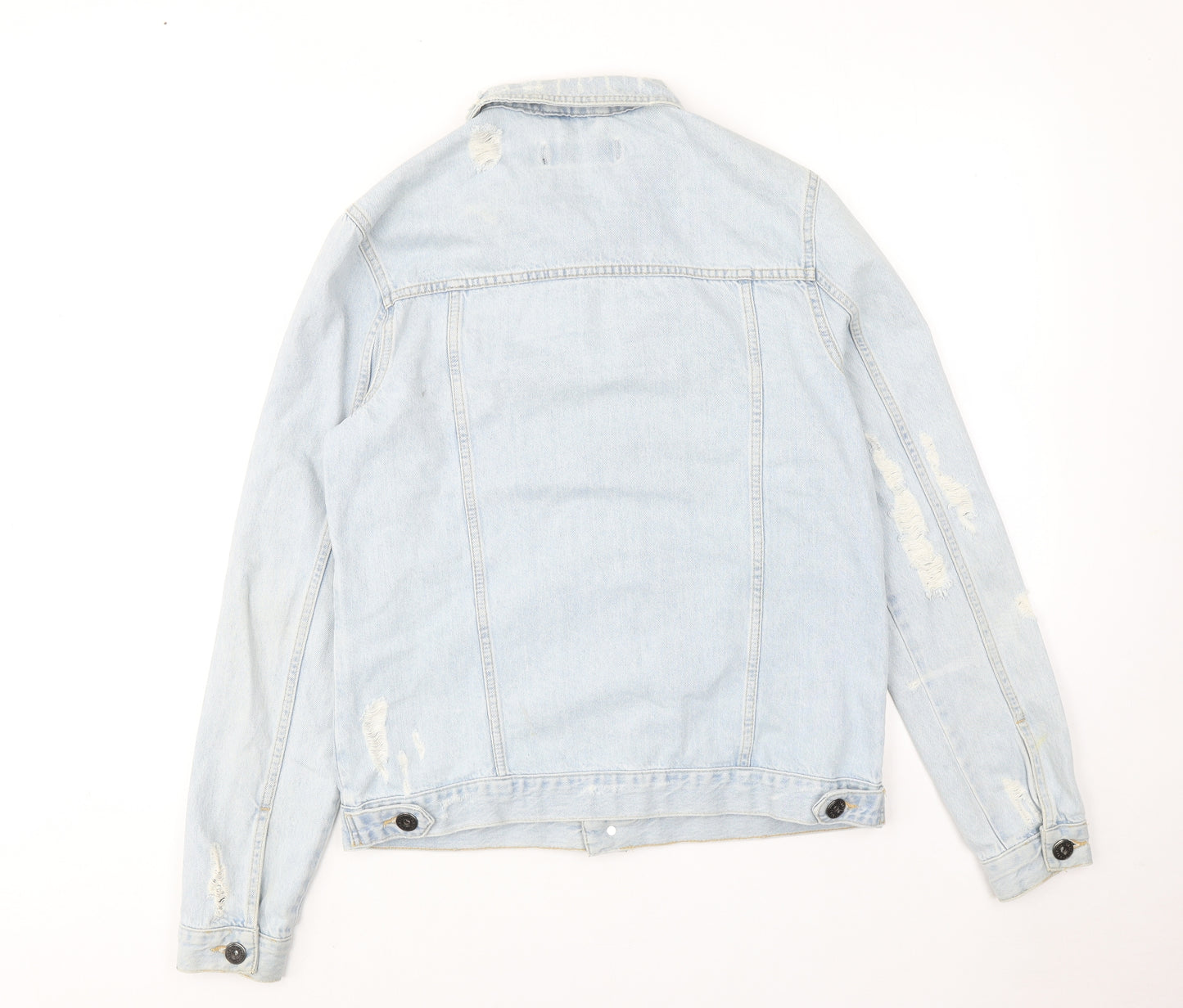 Condemned Nation Womens Blue Jacket Size S Button