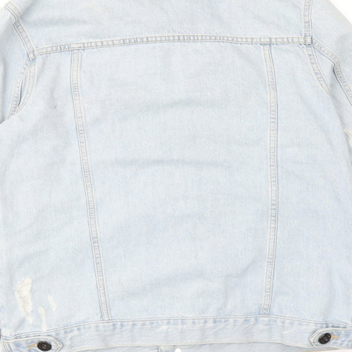 Condemned Nation Womens Blue Jacket Size S Button