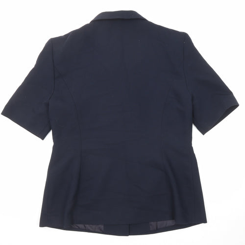 Katrin Womens Blue Jacket Blazer Size 16 Button