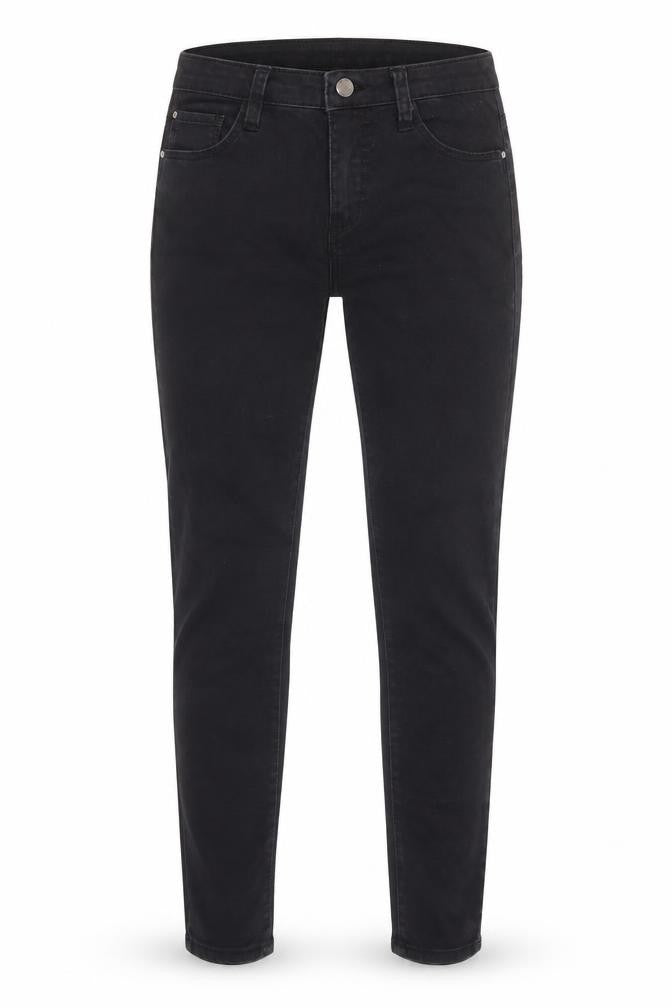 Denim & Co. Womens Black Cotton Skinny Jeans Size 10 Regular Zip