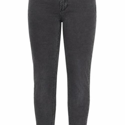 Dorothy Perkins Womens Grey Cotton Skinny Jeans Size 8 Regular Zip