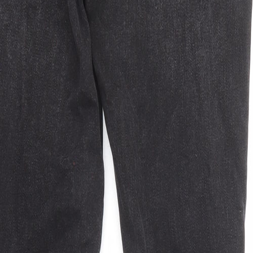 Denim & Co. Womens Black Cotton Skinny Jeans Size 8 Regular Zip