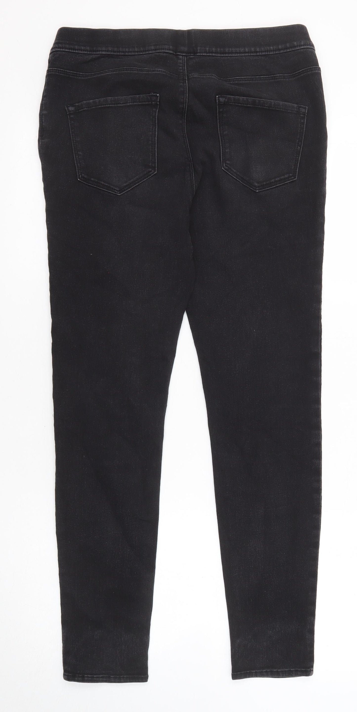 George Womens Black Cotton Jegging Jeans Size 12 Regular