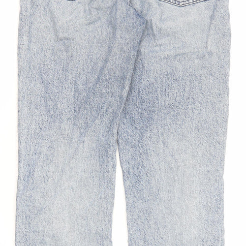 Tommy Hilfiger Womens Blue Cotton Straight Jeans Size 26 in Regular Zip