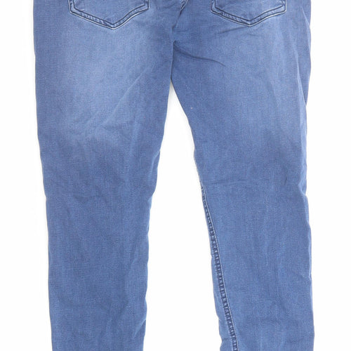 Breakout Womens Blue Cotton Skinny Jeans Size 32 in Regular Zip