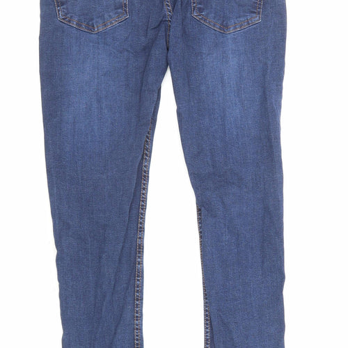 Breakout Womens Blue Cotton Skinny Jeans Size 32 in Regular Zip