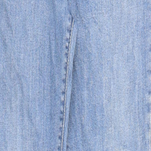 George Womens Blue Cotton Skinny Jeans Size 10 Regular Zip