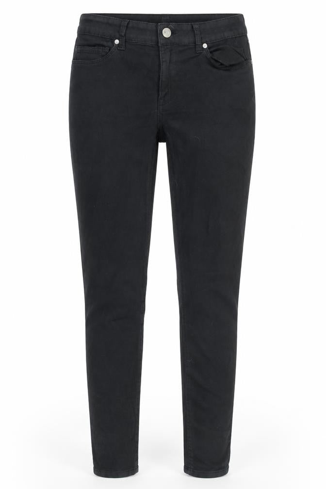 Mango Womens Black Cotton Skinny Jeans Size 10 Regular Zip