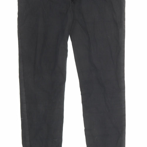Mango Womens Black Cotton Skinny Jeans Size 10 Regular Zip