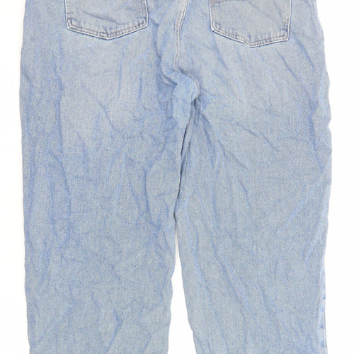 COLLUSION Womens Blue Cotton Tapered Jeans Size 38 in L30 in Regular Zip