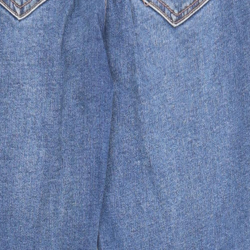 New Look Womens Blue Cotton Skinny Jeans Size 10 Regular Zip