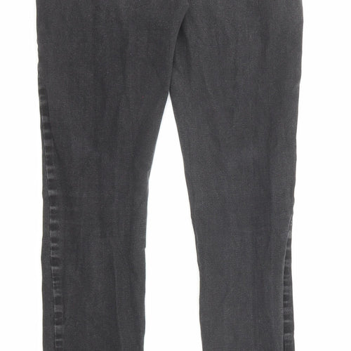 Replay Womens Black Cotton Skinny Jeans Size 28 in L32 in Regular Zip