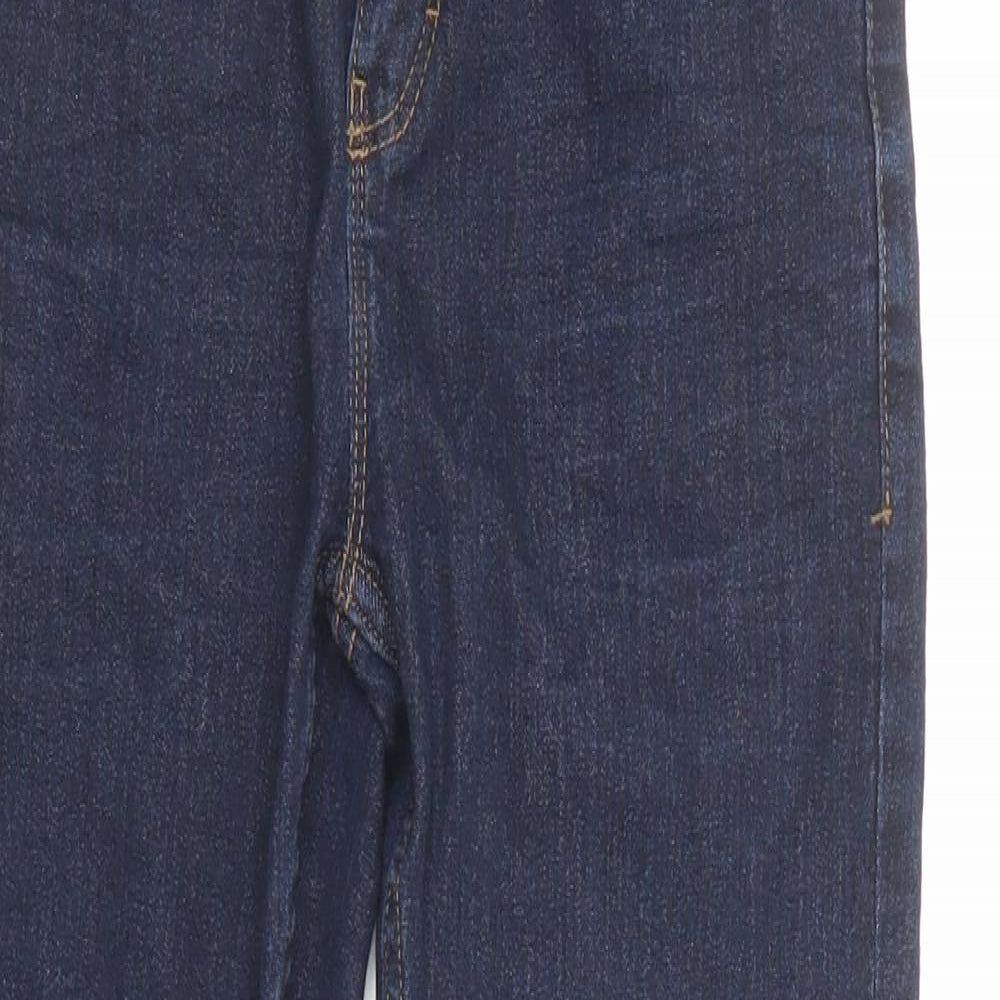 NEXT Boys Blue Cotton Skinny Jeans Size 11 Years Regular Zip
