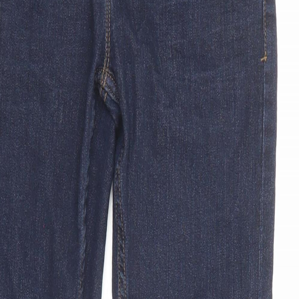NEXT Boys Blue Cotton Skinny Jeans Size 11 Years Regular Zip