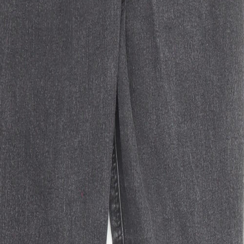 Topshop Womens Grey Cotton Skinny Jeans Size 25 in Regular Zip