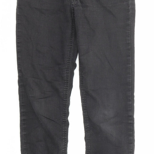 Lee Womens Black Cotton Skinny Jeans Size 25 in Regular Zip