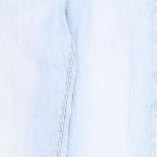 Denim & Co. Womens Blue Cotton Skinny Jeans Size 14 Regular Zip