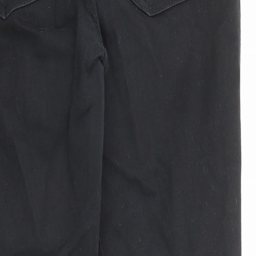 New Look Womens Black Cotton Skinny Jeans Size 10 Regular Zip