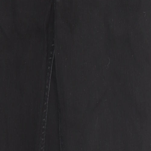 H&M Womens Black Cotton Skinny Jeans Size 28 in Regular Zip