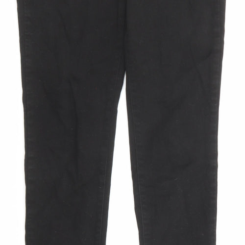 Uniqlo Womens Black Cotton Skinny Jeans Size 29 in L33 in Regular Zip