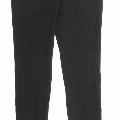 Uniqlo Womens Black Cotton Skinny Jeans Size 29 in L33 in Regular Zip