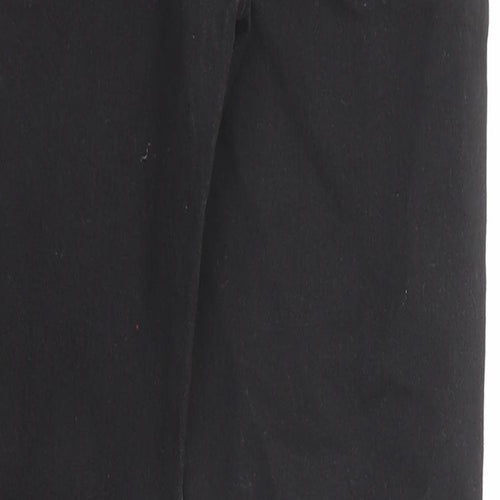 H&M Girls Black Cotton Skinny Jeans Size 10-11 Years Regular Zip