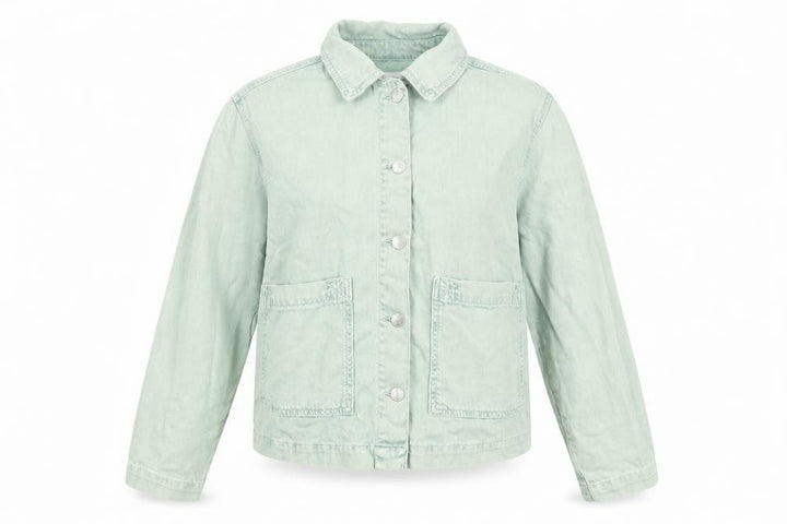 Pull&Bear Womens Green Jacket Size S Button