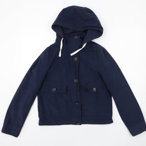 Marks and Spencer Womens Blue Jacket Size 10 Zip
