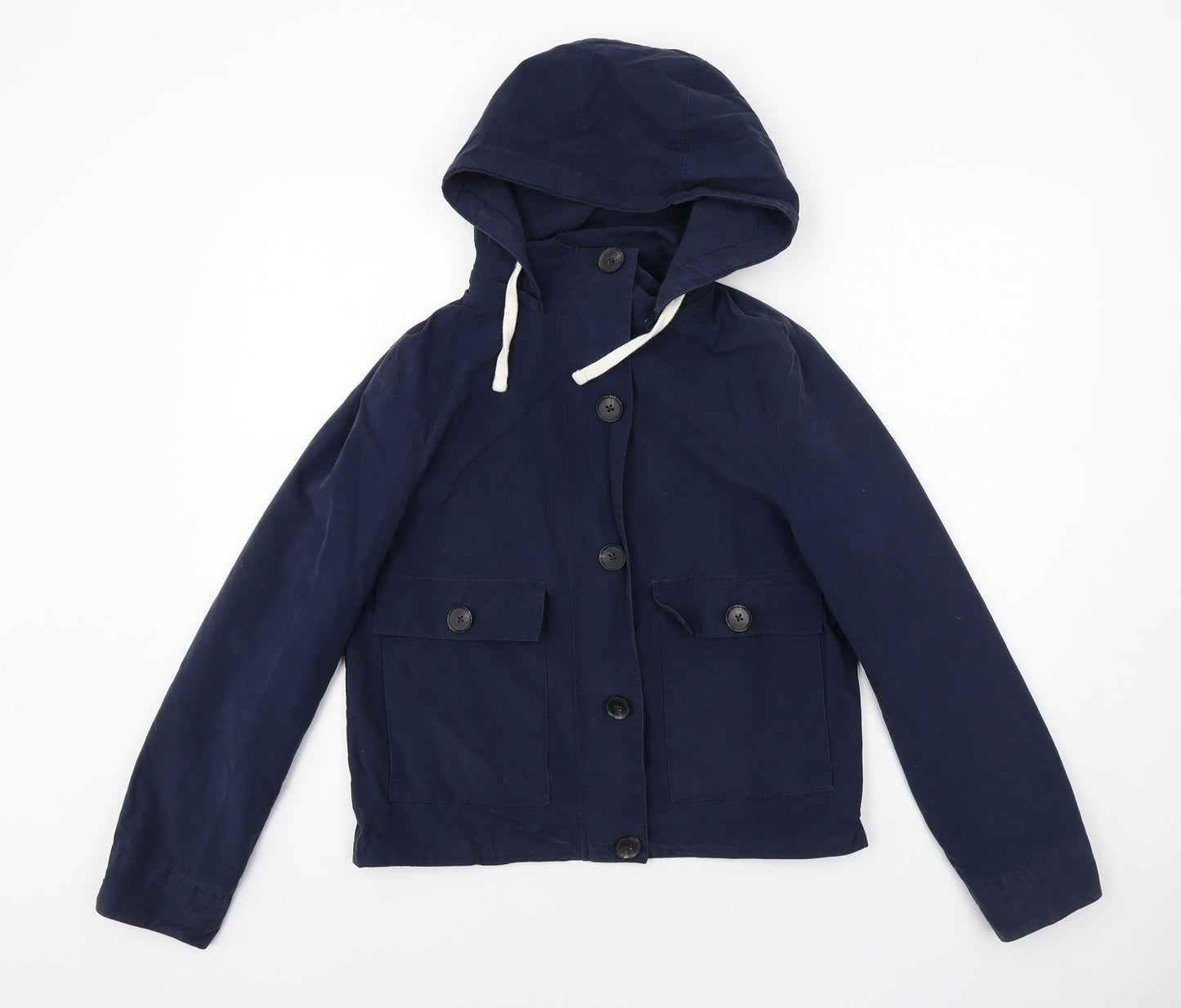 Marks and Spencer Womens Blue Jacket Size 10 Zip