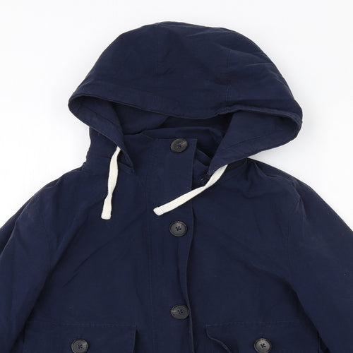 Marks and Spencer Womens Blue Jacket Size 10 Zip