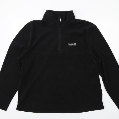 Regatta Mens Black Polyester Pullover Sweatshirt Size 2XL