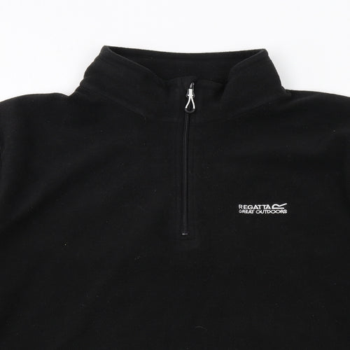 Regatta Mens Black Polyester Pullover Sweatshirt Size 2XL