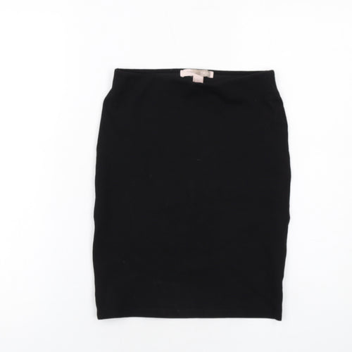FOREVER 21 Womens Black Viscose Bandage Skirt Size S