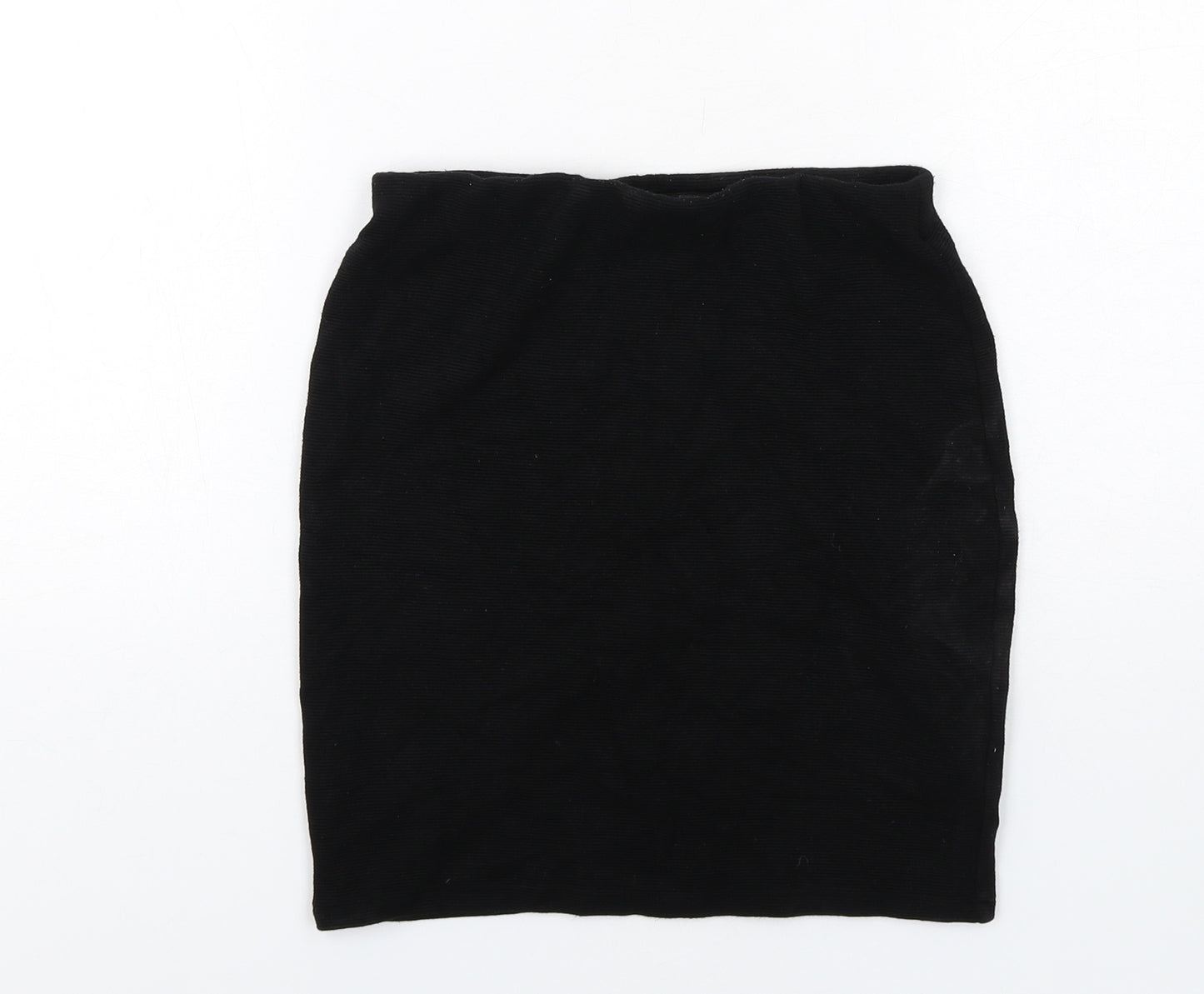 FOREVER 21 Womens Black Viscose A-Line Skirt Size XS