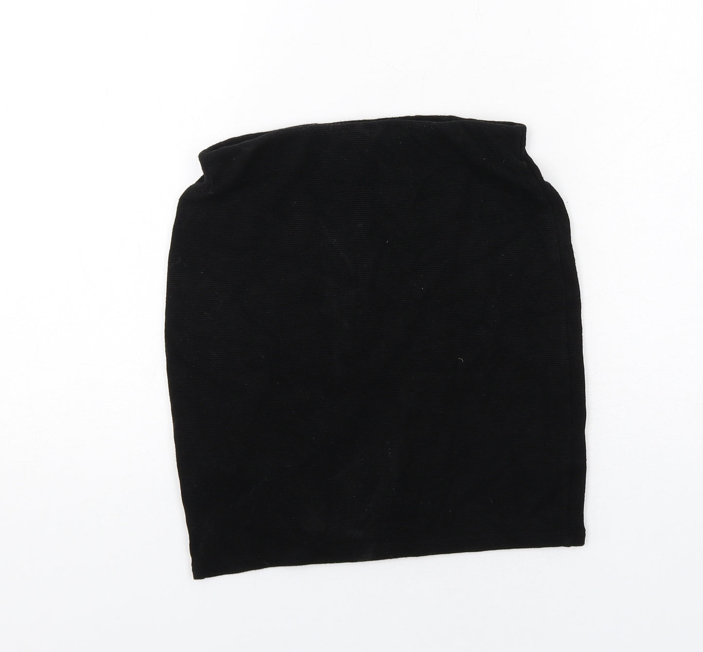 FOREVER 21 Womens Black Viscose A-Line Skirt Size XS