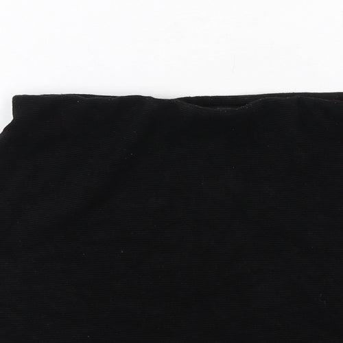 FOREVER 21 Womens Black Viscose A-Line Skirt Size XS