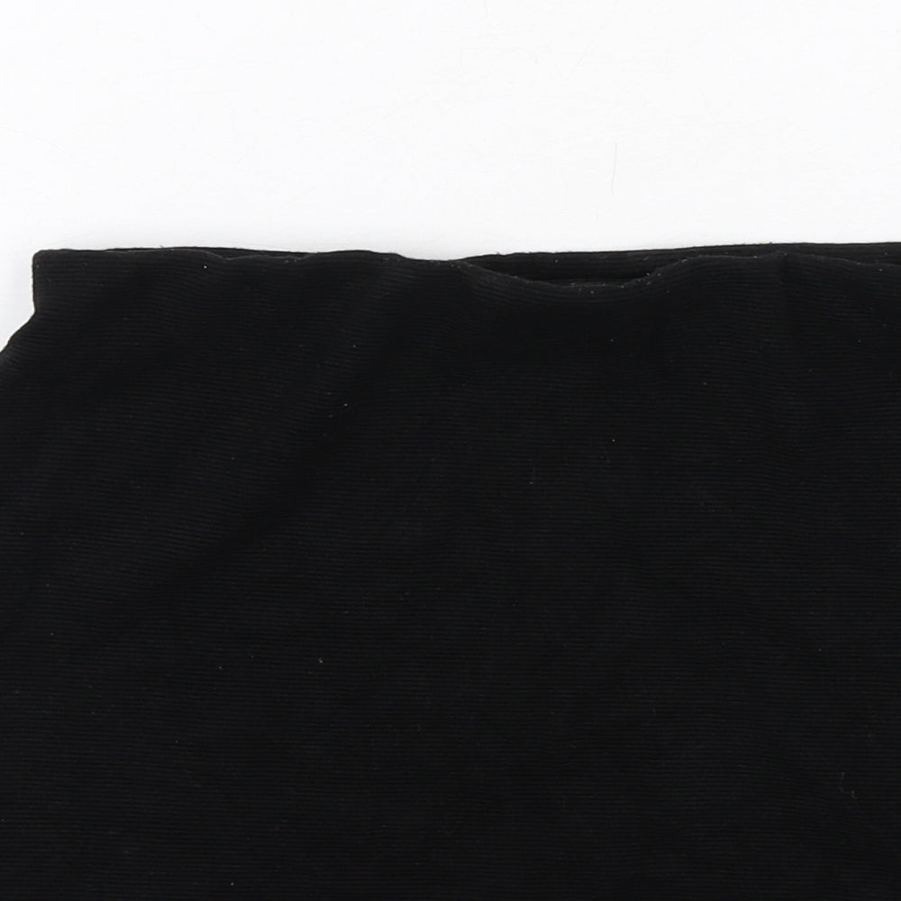 FOREVER 21 Womens Black Viscose A-Line Skirt Size XS