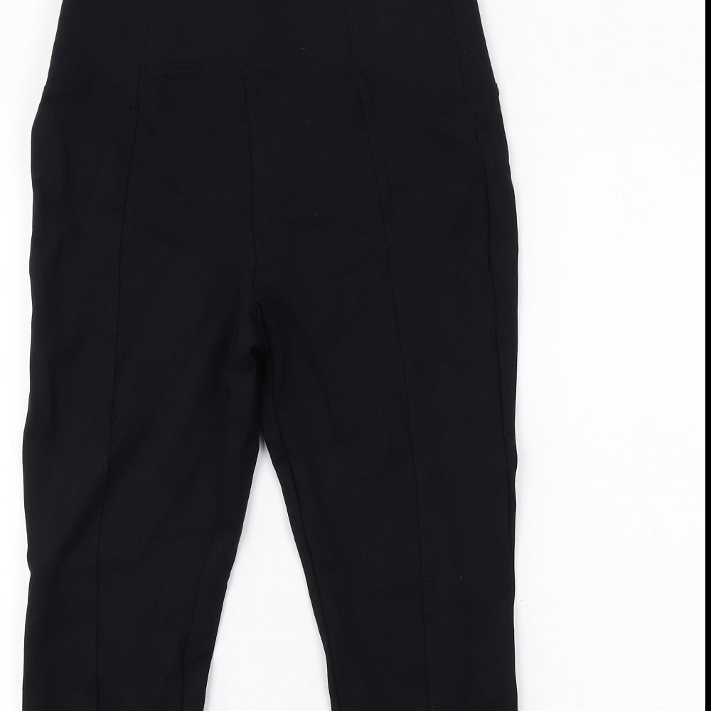 Marks and Spencer Womens Black Viscose Capri Leggings Size 10