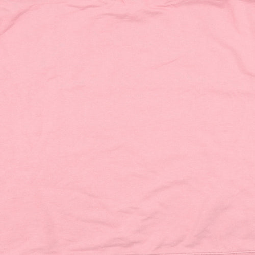 Lee Womens Pink 100% Cotton Pullover Sweatshirt Size L Pullover