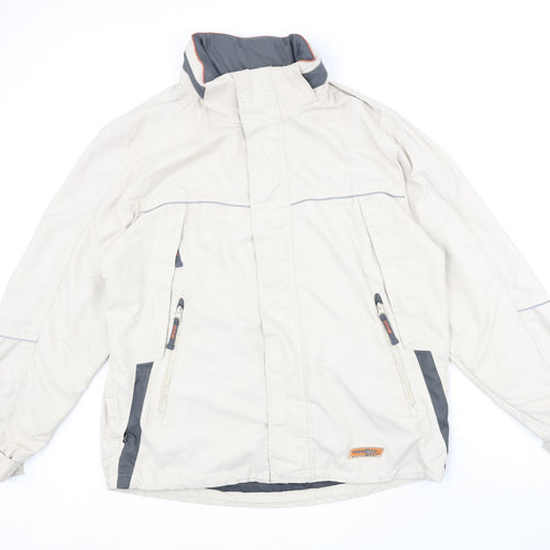 TCM Mens Beige Jacket Size L Zip