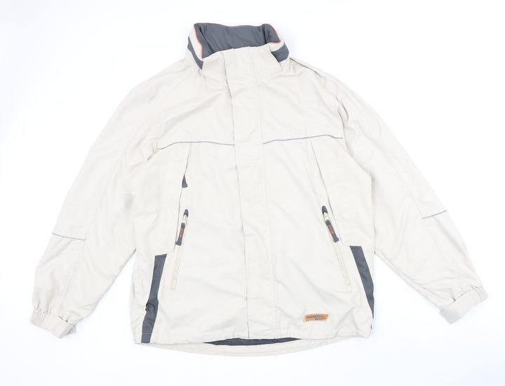 TCM Mens Beige Jacket Size L Zip