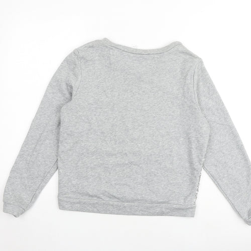 H&M Womens Grey Polyester Pullover Sweatshirt Size M Pullover
